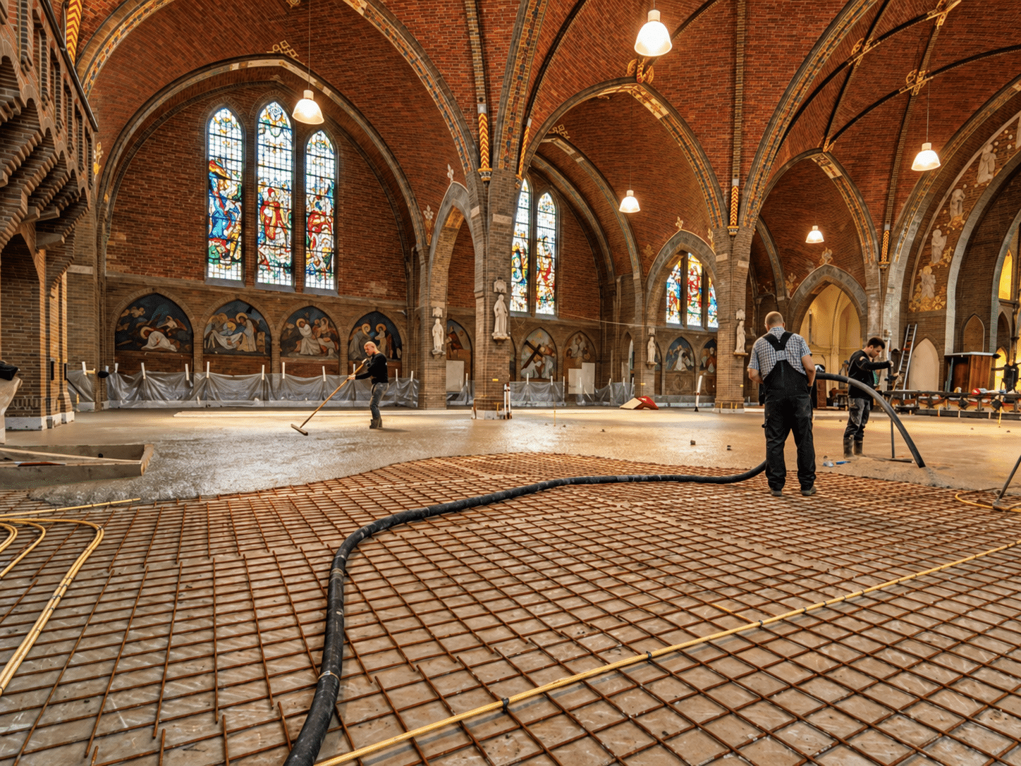 Schuimbeton Sint Gertrudiskerk in Utrecht